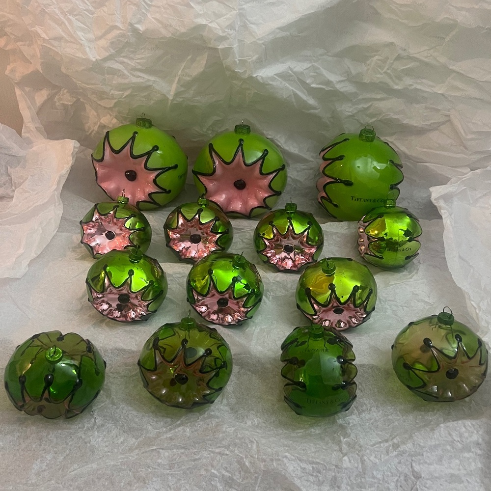 Used, like new Tiffany ornaments